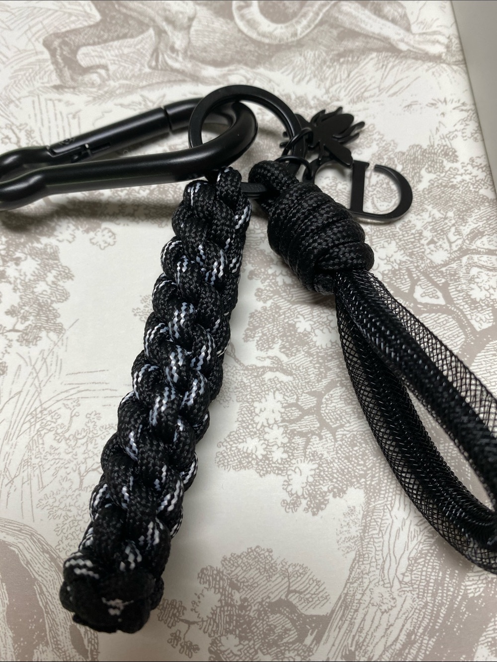 Dior Limited Edition Black Keyring